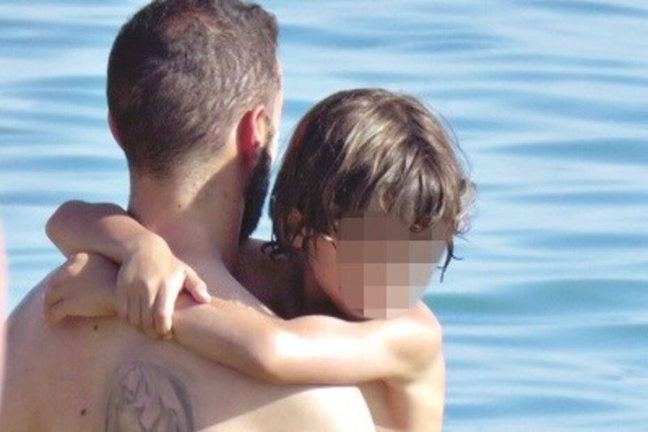 Simão com a família em Albufeira