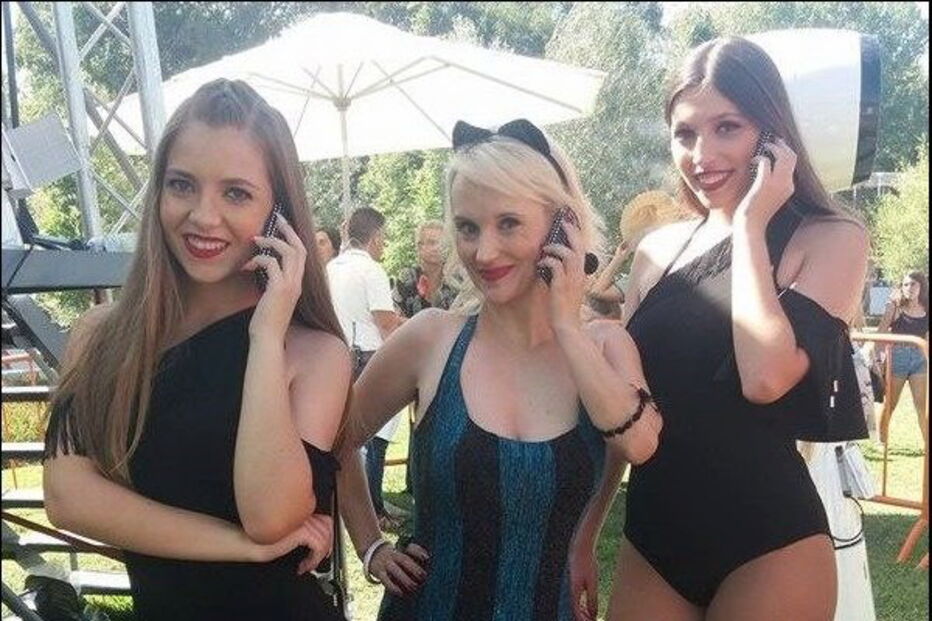 Bailarinas atuaram este domingo com Cristina Ardisson