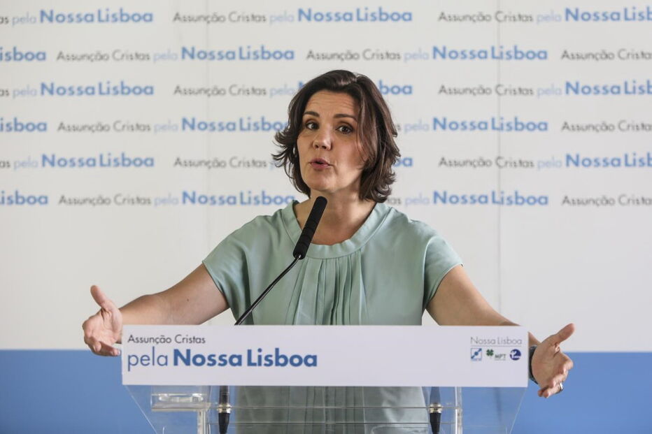 A presidente do CDS-PP, Assunção Cristas