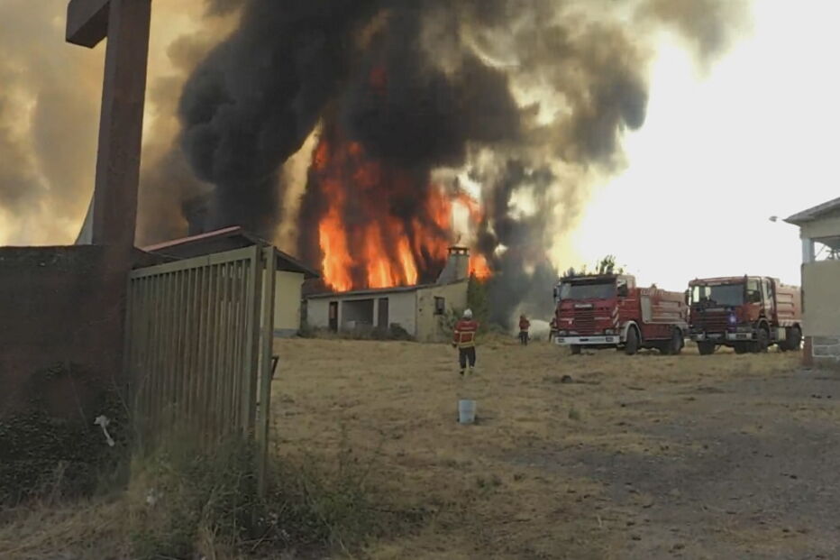 Alijó, Vila Real, Santa Eugénia, Pedro Nunes, acidentes e desastres, incêndios