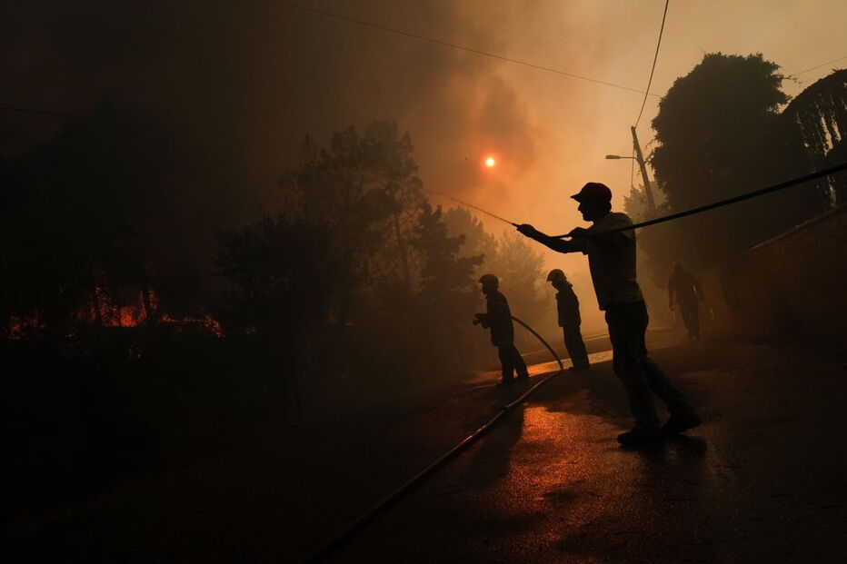Fogo reacende em Mangualde