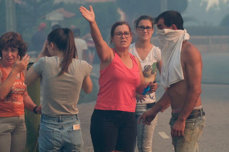 Fogo reacende em Mangualde