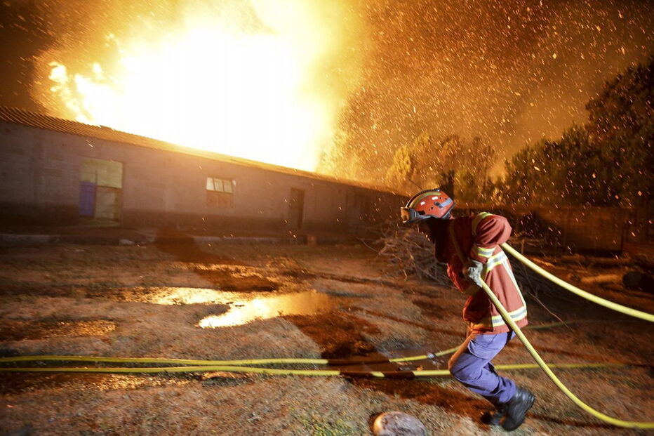 Incêndio, Alijó, bombeiros, desastre