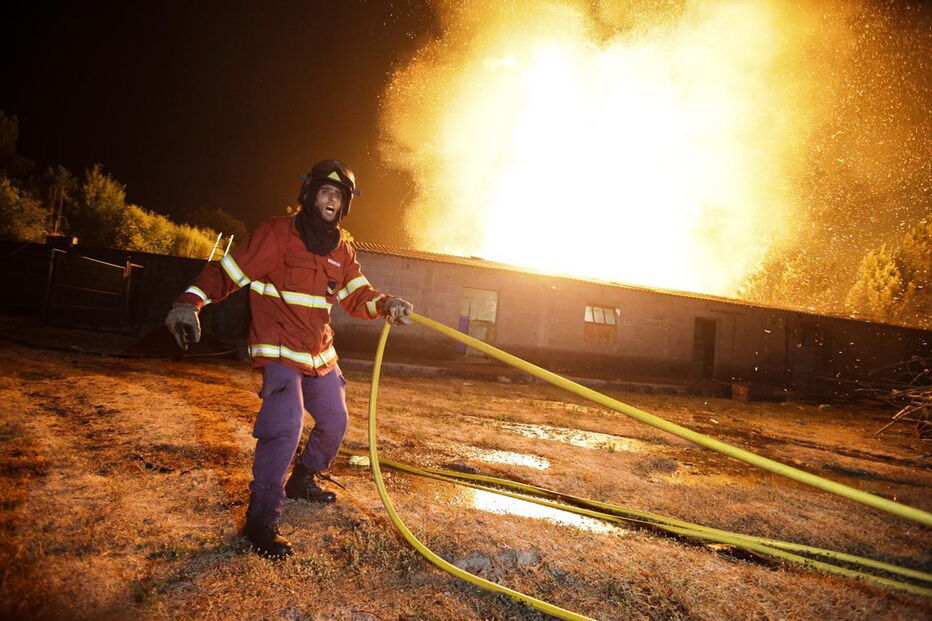 Incêndio, Alijó, bombeiros, desastre