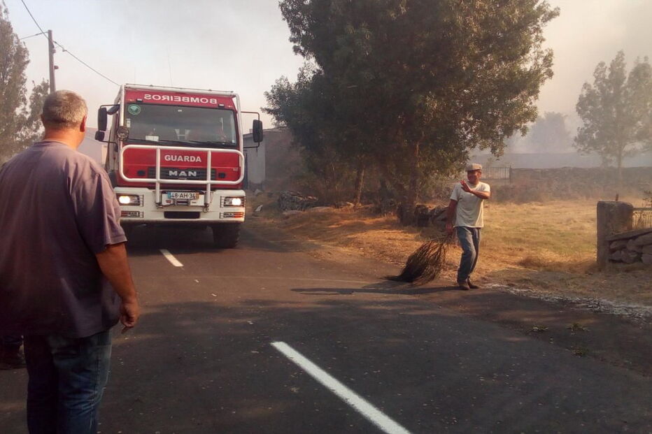 Grupo espanhol reforça meios no combate ao fogo na Guarda