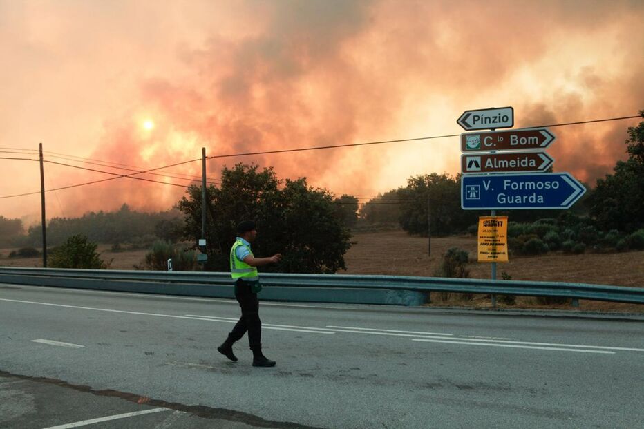 Grupo espanhol reforça meios no combate ao fogo na Guarda