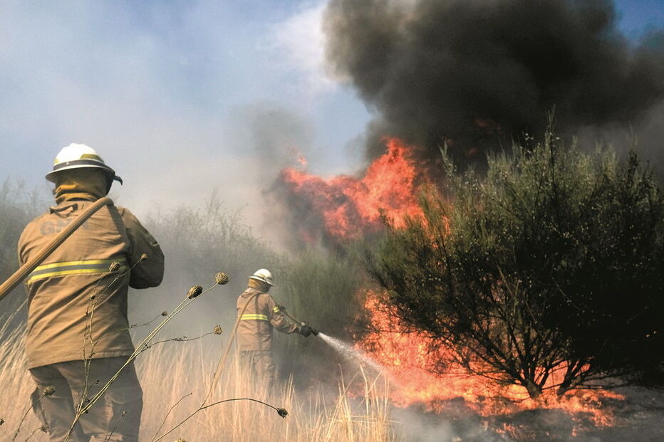 Combatentes têm sentido grandes  dificuldades  para controlar  e impedir o avanço  das labaredas   