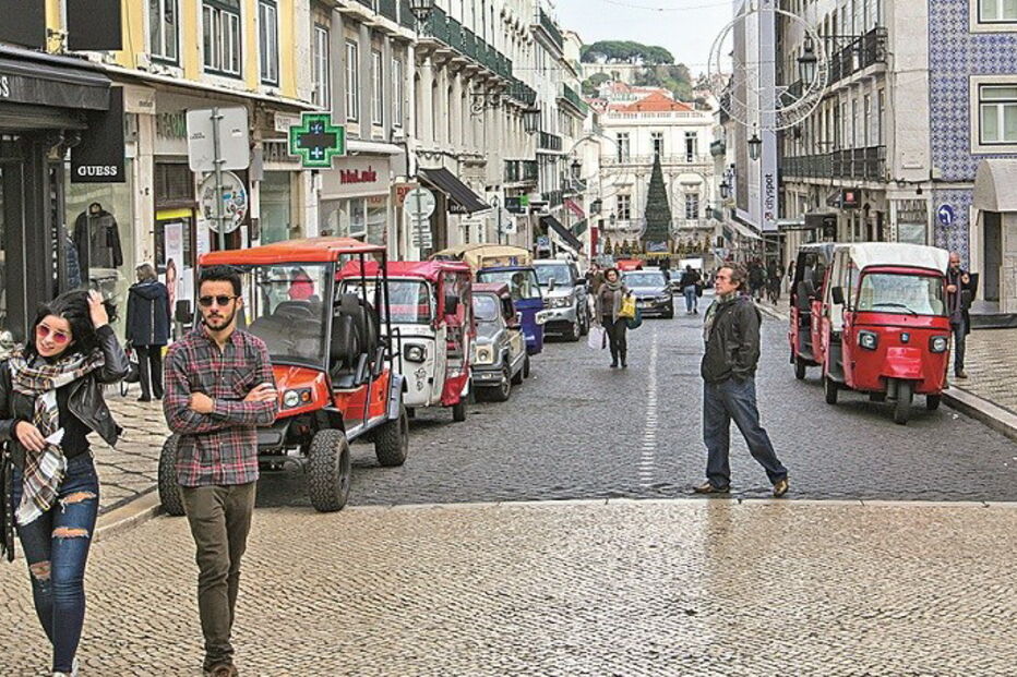 Rua Garrett, em Lisboa