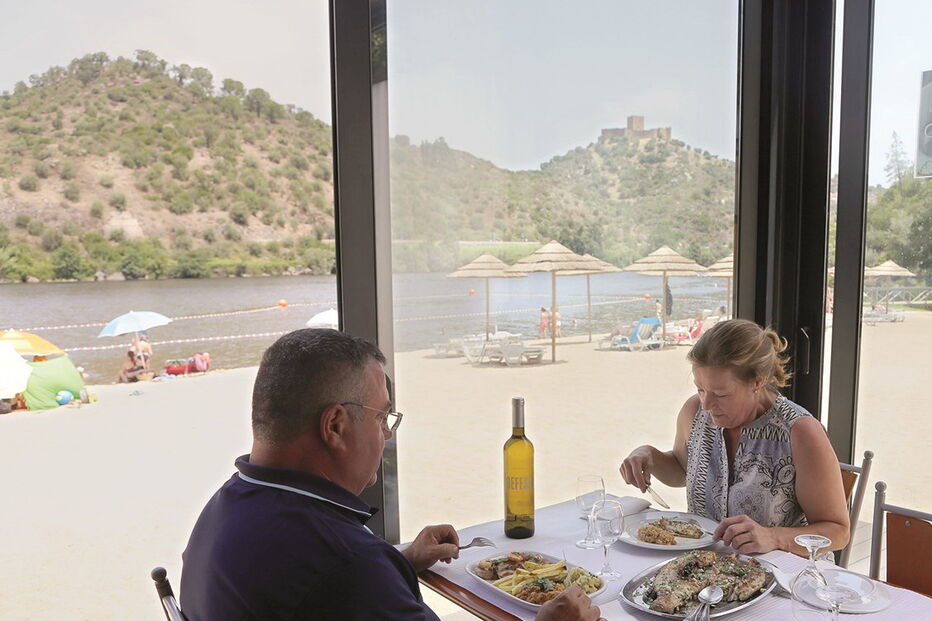 restaurantes, comida, vista, paisagem, comida, portugal, refeições, roteiro, lista