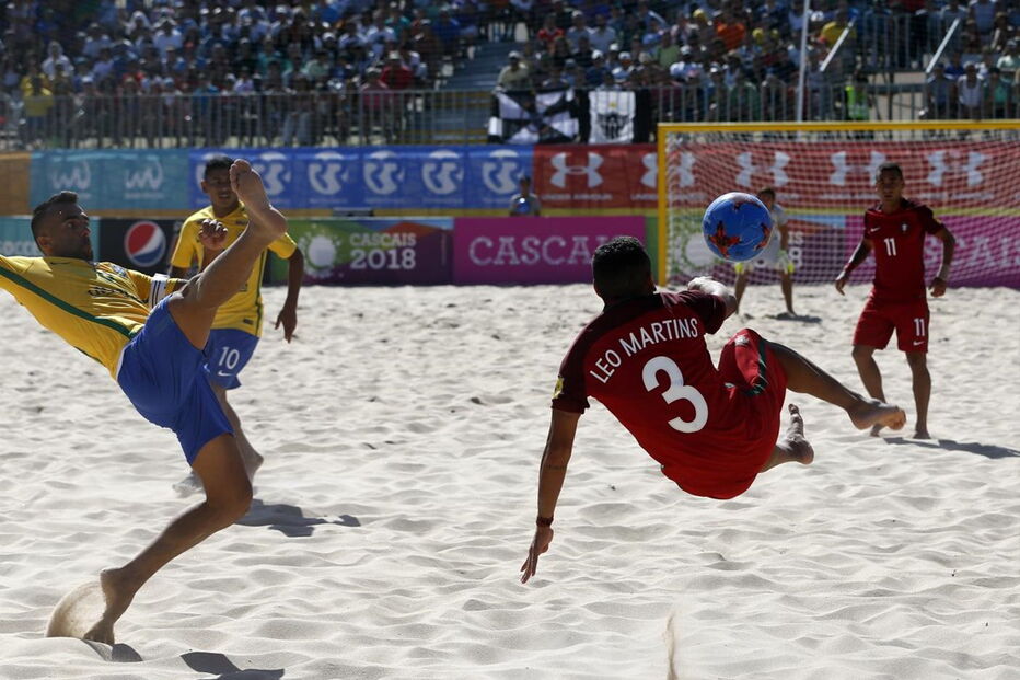Brasil vence Portugal por 6-4 e conquista Mundialito de Futebol de Praia