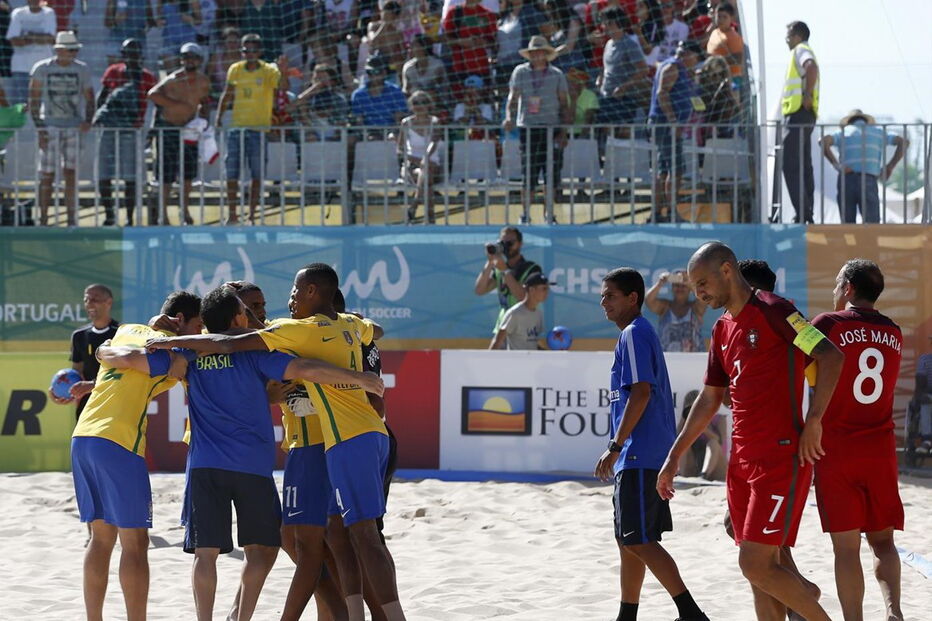Brasil vence Portugal por 6-4 e conquista Mundialito de Futebol de Praia