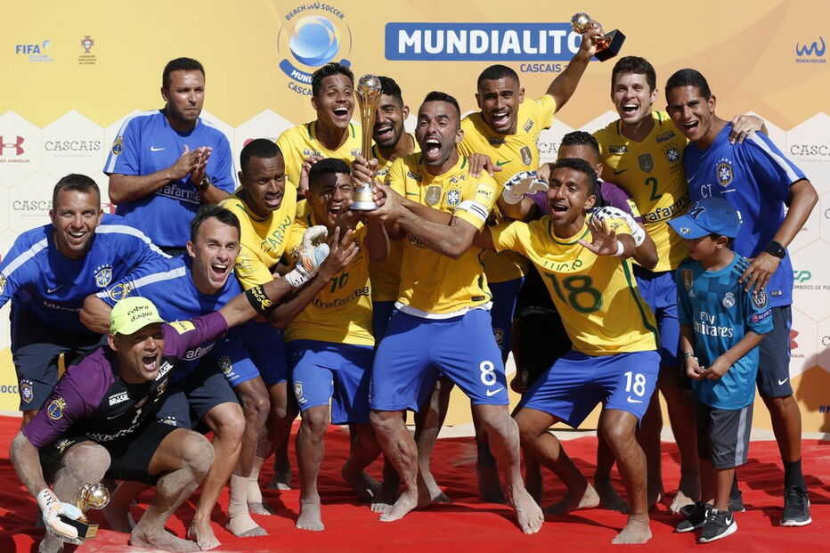 Brasil vence Portugal por 6-4 e conquista Mundialito de Futebol de Praia