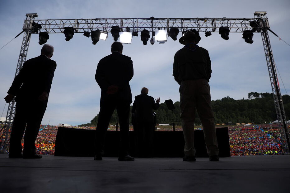 Donald Trump discursou perante milhares de escuteiros