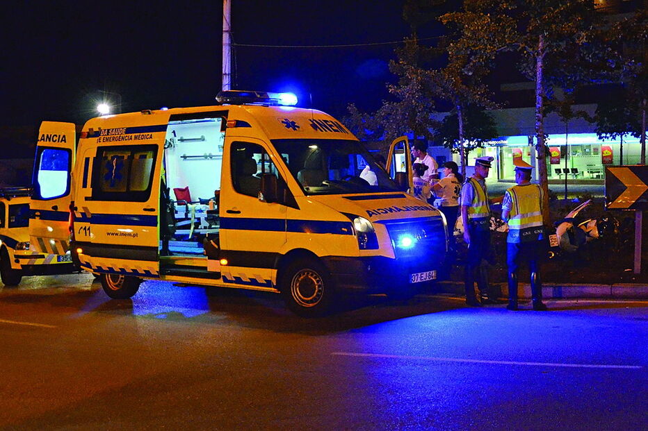 Acidente ocorreu junto à rotunda da EN14 no Castêlo da Maia