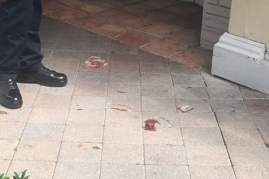 Alexander Sperber, de 25 anos andou a distribuir o dinheiro que roubou num banco nas ruas, todo nu