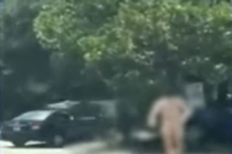 Alexander Sperber, de 25 anos andou a distribuir o dinheiro que roubou num banco nas ruas, todo nu