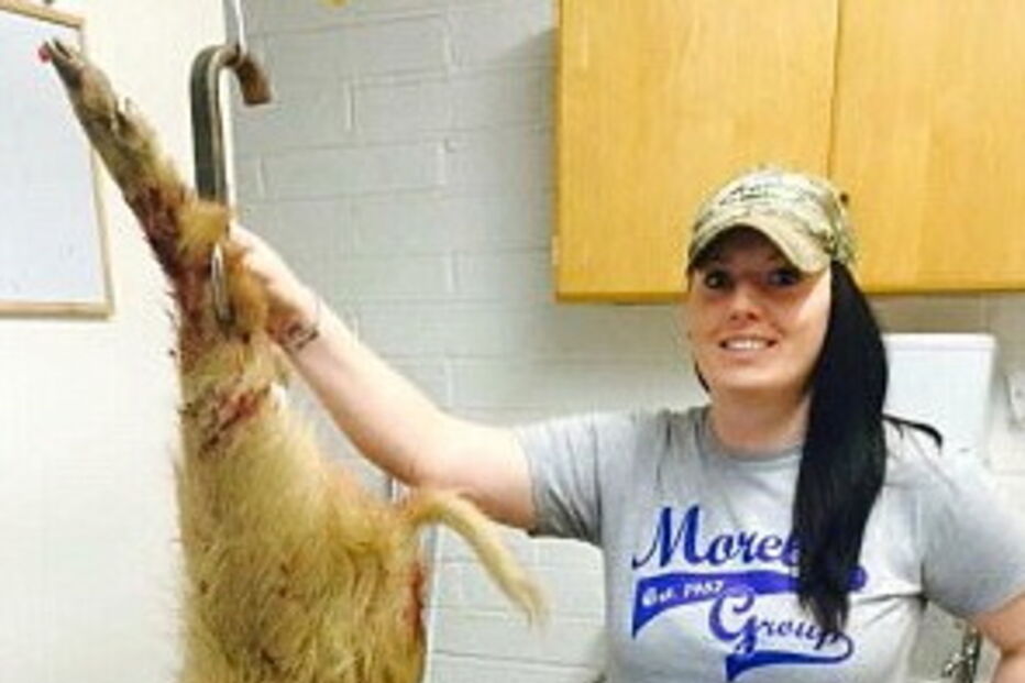 Mulher desiste de supermercados e começa a caçar a própria comida