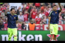 Uma das imagens partilhadas por Messi com o amigo Neymar