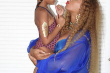 Beyoncé e a filha mais velha, Blue Ivy