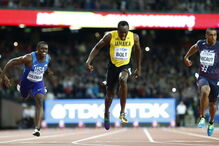Bolt batido por Gatlin e Coleman nos 100 metros