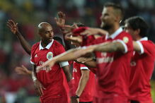 Benfica celebra conquista da Supertaça Cândido de Oliveira