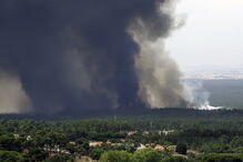 Sesimbra, Setúbal, Internet da Autoridade Nacional da Proteção Civil, Lagoa de Albufeira, acidentes e desastres, incêndios