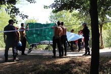 Corpo foi recolhido pelos sapadores