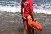 Nadadoras-salvadoras algo de assédio