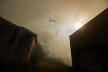 Incêndio na Mealhada obriga ao corte da A1 nos dois sentidos