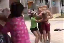 Homem humilhado publicamente por mulher e amante