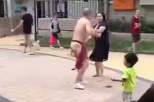 Homem humilhado publicamente por mulher e amante