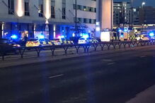 O incidente aconteceu no parque de estacionamento do Hotel Ibis, em Salford