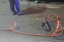 Carro onde seguia a vítima mortal enfaixou-se na traseira do camião do lixo