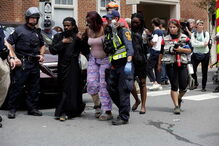 Protestos em Chalottesville, na Virgínia