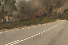 Incêndio obriga a corte de EN2