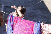 Sofia Ribeiro nas gravações da novela 'A Herdeira', da TVI