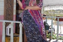 Sofia Ribeiro nas gravações da novela 'A Herdeira', da TVI