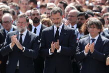 Minuto de silêncio em homenagem às vítimas de atentado em Barcelona