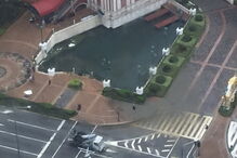 Imagens da passagem do tufão Hato por Macau