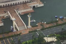 Imagens da passagem do tufão Hato por Macau