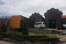 Os estragos causados pelo tufão que passou por Macau