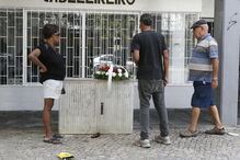 Local do homicídio e homenagens de amigos