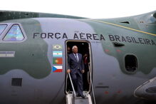 António Costa já conheceu o KC-390 que Portugal adquiriu ao Brasil