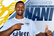 Nani apresentado na Lazio