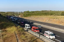 acidente, colisão, A1, feridos, mortos, autocarro, pesado de mercadorias