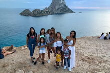 Georgina levou Cristianinho numa viagem com as amigas