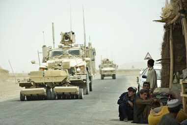 Soldados da coligação da NATO em Kandahar