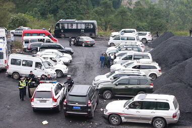 Explosão de gás em mina