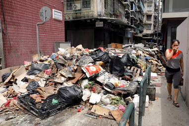 Tufão Pakhar foi o segundo a atingir Macau em quatro dias