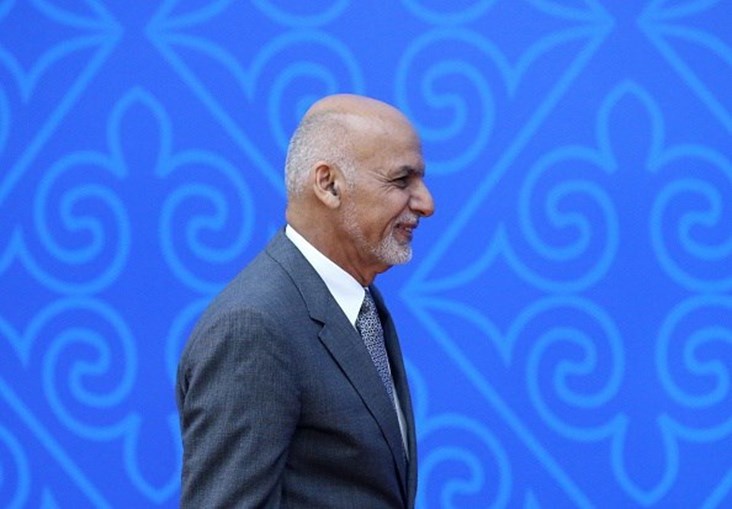 O chefe de Estado afegão, Ashraf Ghani